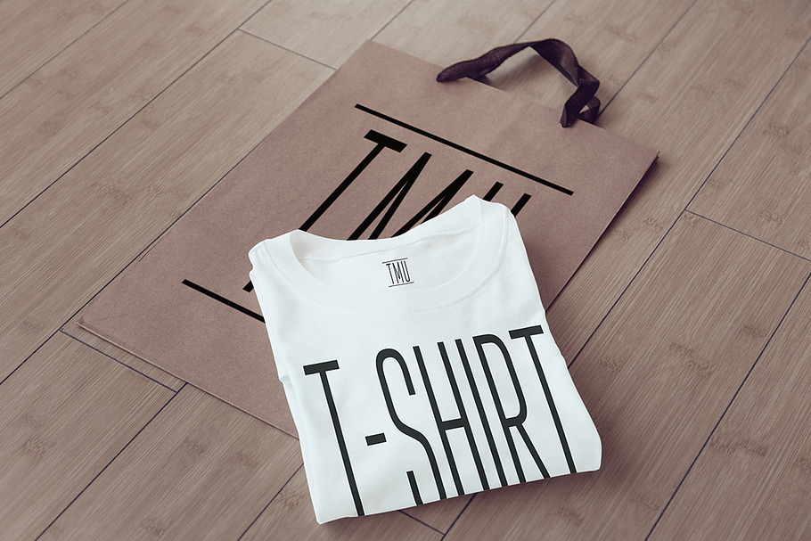 T-Shirt Mock-Up in Product Mockups - product preview 8