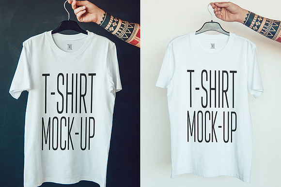 T-Shirt Mock-Up in Product Mockups - product preview 2