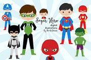 Super Hero - Characters Clipart