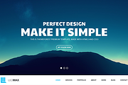 LexMax - One Page PSD Template