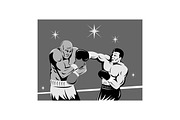Boxer Connecting Knockout Punch