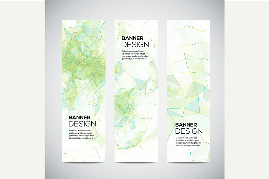 Banners with abstract background in Illustrations - product preview 8