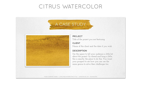 Watercolor Powerpoint Template in PowerPoint Templates - product preview 4