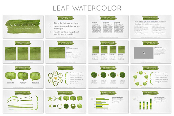Watercolor Powerpoint Template in PowerPoint Templates - product preview 5