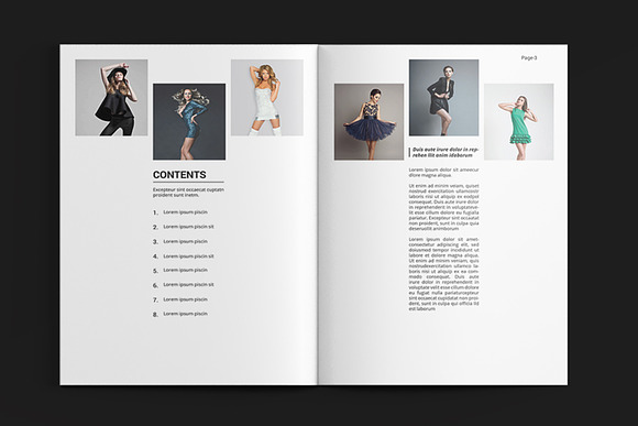 Fashion Lookbook Template-V585 in Brochure Templates - product preview 2