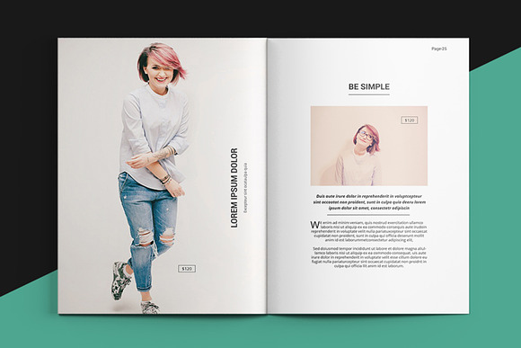 Fashion Lookbook Template-V585 in Brochure Templates - product preview 6