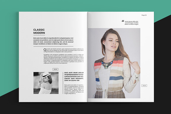 Fashion Lookbook Template-V585 in Brochure Templates - product preview 8