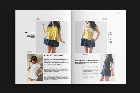 Fashion Lookbook Template-V585 in Brochure Templates - product preview 9