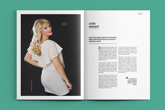 Fashion Lookbook Template-V585 in Brochure Templates - product preview 13