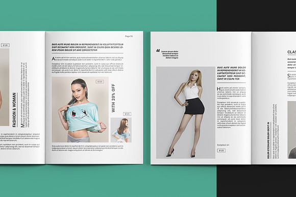 Fashion Lookbook Template-V585 in Brochure Templates - product preview 15