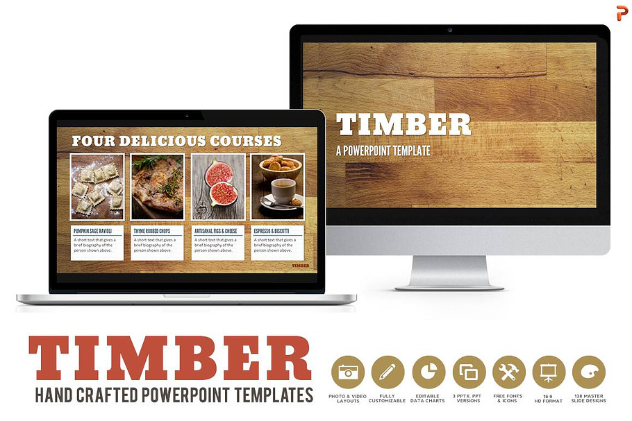 Timber Powerpoint Templates in PowerPoint Templates - product preview 8