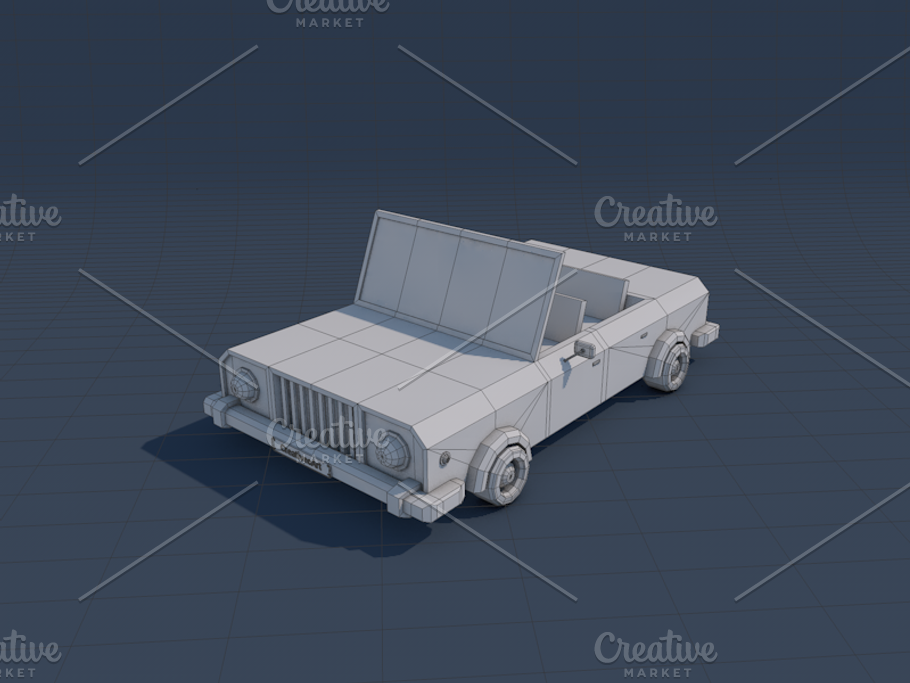 Ultimate Low Poly City Cars Pack in Vehicles - product preview 9