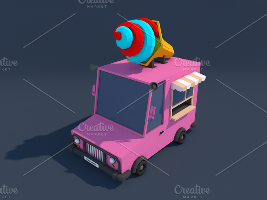 Ultimate Low Poly City Cars Pack in Vehicles - product preview 22