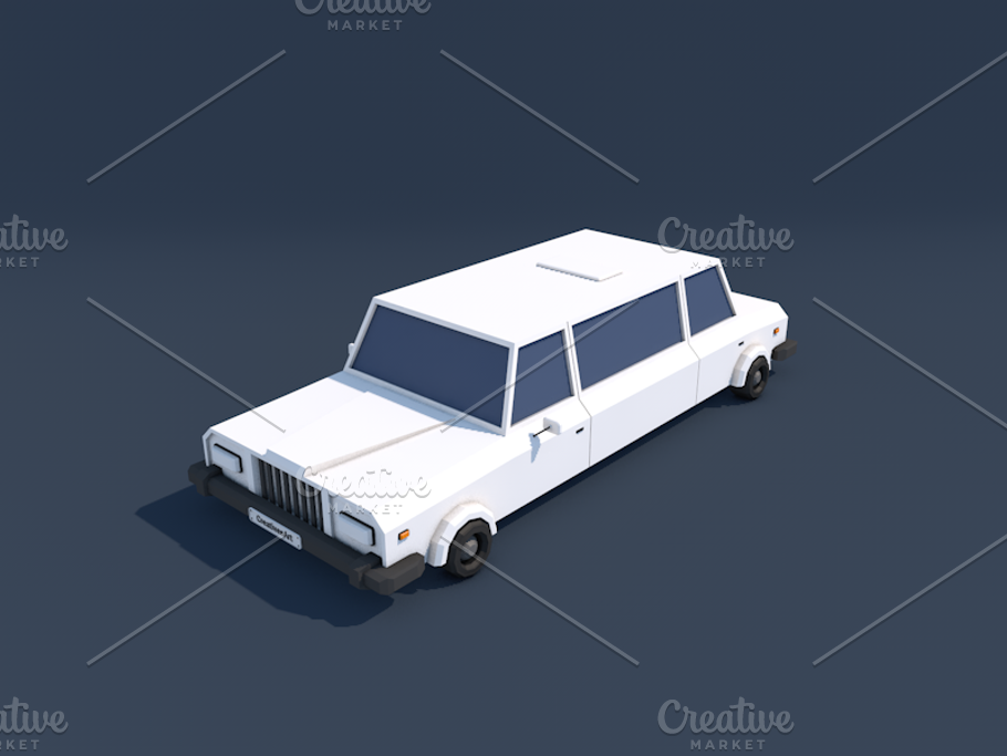 Ultimate Low Poly City Cars Pack in Vehicles - product preview 25