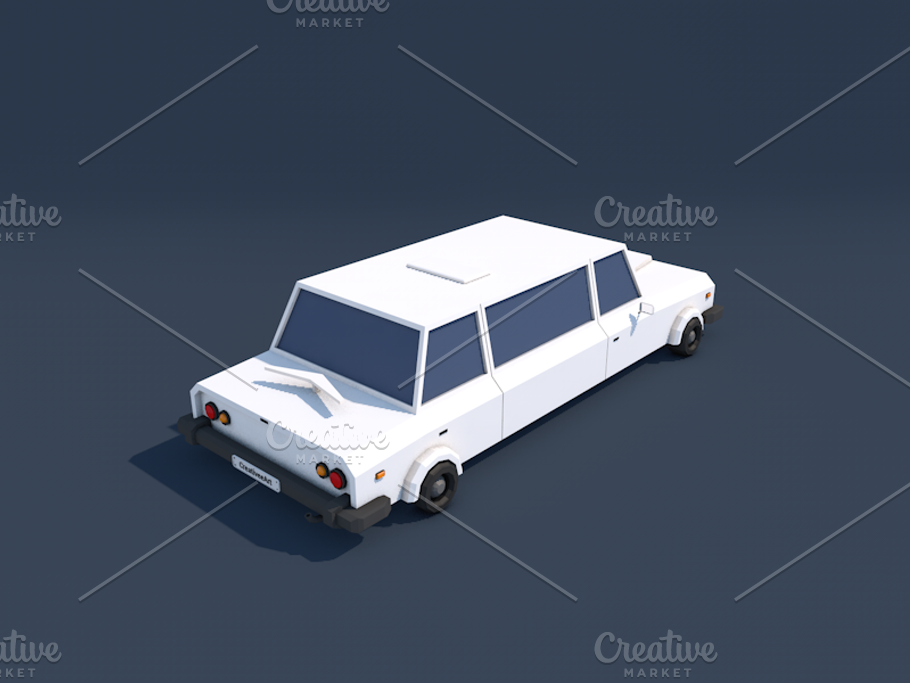 Ultimate Low Poly City Cars Pack in Vehicles - product preview 26