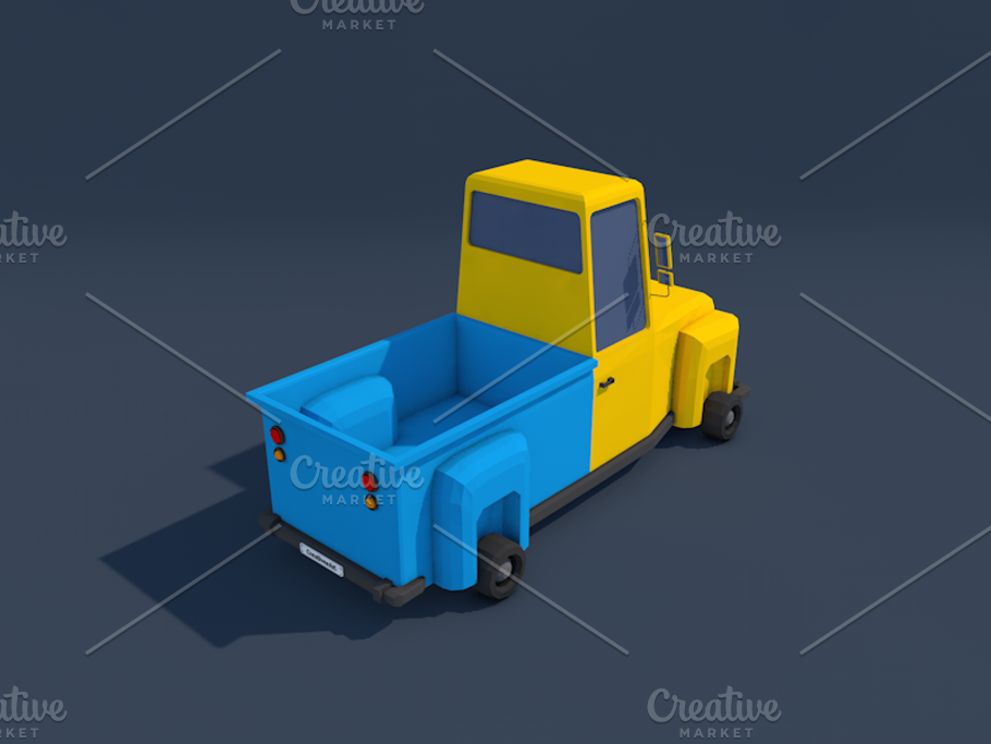 Ultimate Low Poly City Cars Pack in Vehicles - product preview 49