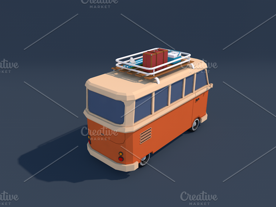 Ultimate Low Poly City Cars Pack in Vehicles - product preview 52