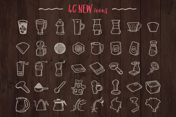 Coffee House - Hand Drawn Icons in Hand Drawn Icons - product preview 5