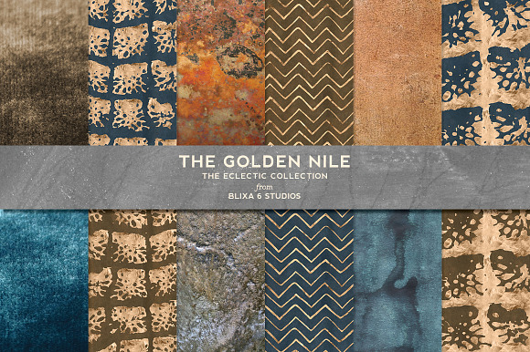36 Primeval Gold & Textures in Patterns - product preview 2