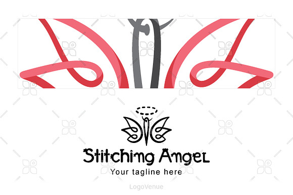 Stitching Angel -Fashion Logo Design in Logo Templates - product preview 2