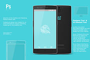 OnePlus One Android Mockup & Concept