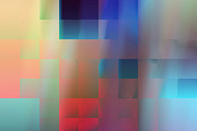 Super Glitch Color Squares Pattern