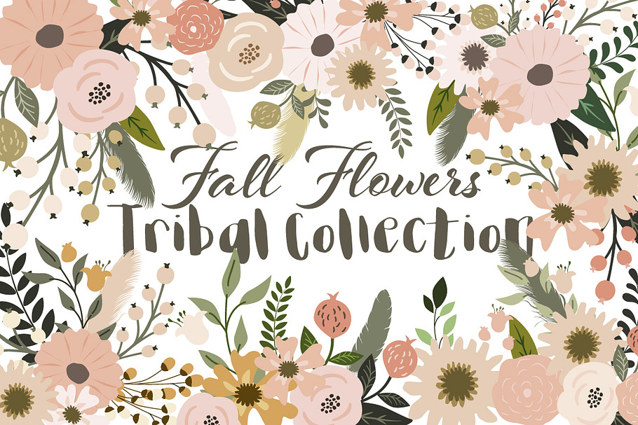 Fall Flowers Tribal Collection