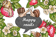 Happy snails (marker collection)