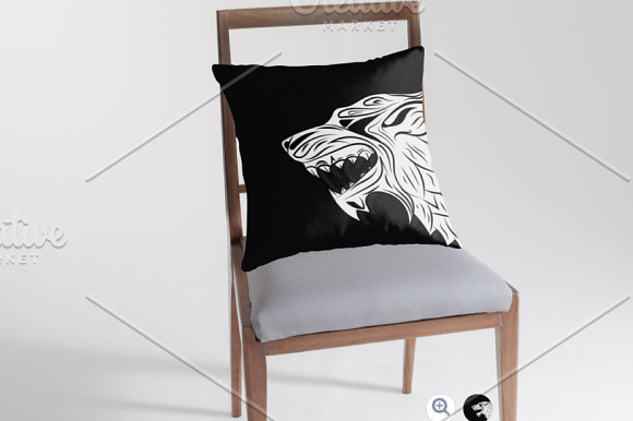 wolf head  vector illustration in Illustrations - product preview 4