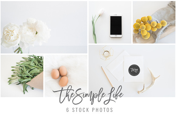 Simple Life Stock Photos + 4 FREE in Mobile & Web Mockups - product preview 1