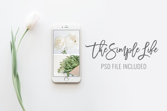 Simple Life Stock Photos + 4 FREE in Mobile & Web Mockups - product preview 2