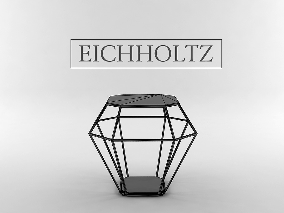 Eichholtz Side Table Asscher in Furniture - product preview 1