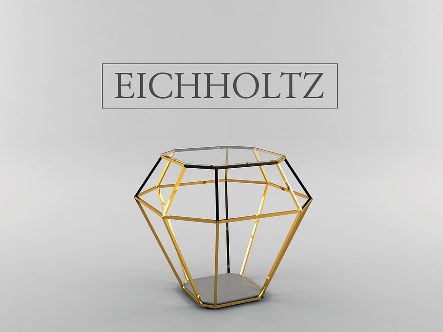 Eichholtz Side Table Asscher in Furniture - product preview 3