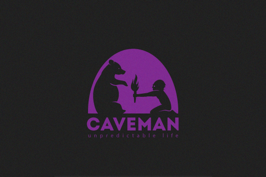 Caveman Logo Template in Logo Templates - product preview 8