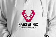 Aliens Logo Template