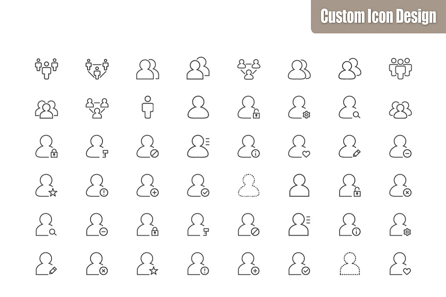 105 User Vector Icons