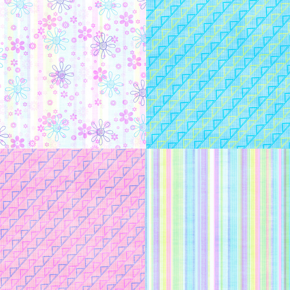 Fresh & Fun -  Digital Paper Pack 18 in Patterns - product preview 1