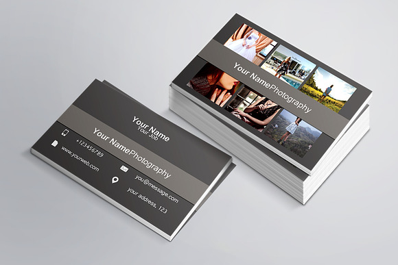 Phostrpdl Business Card Template in Business Card Templates - product preview 1