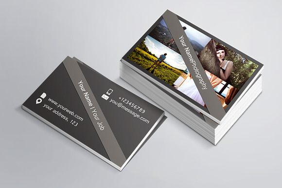 Phostrdg Business Card Template in Business Card Templates - product preview 1