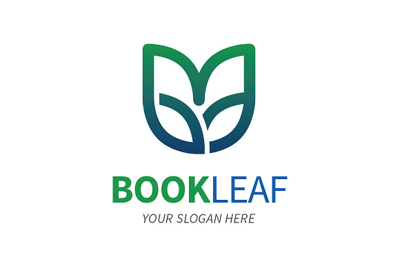 Book Leaf in Logo Templates - product preview 1