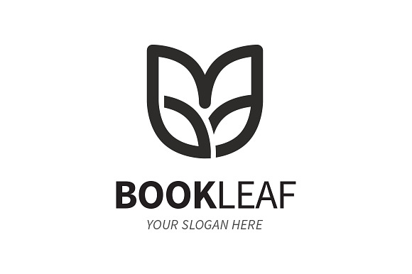 Book Leaf in Logo Templates - product preview 2