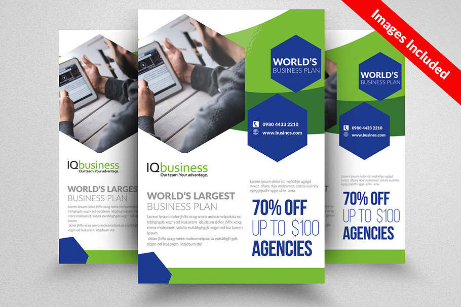 Business Flyer PSD Template in Flyer Templates - product preview 8