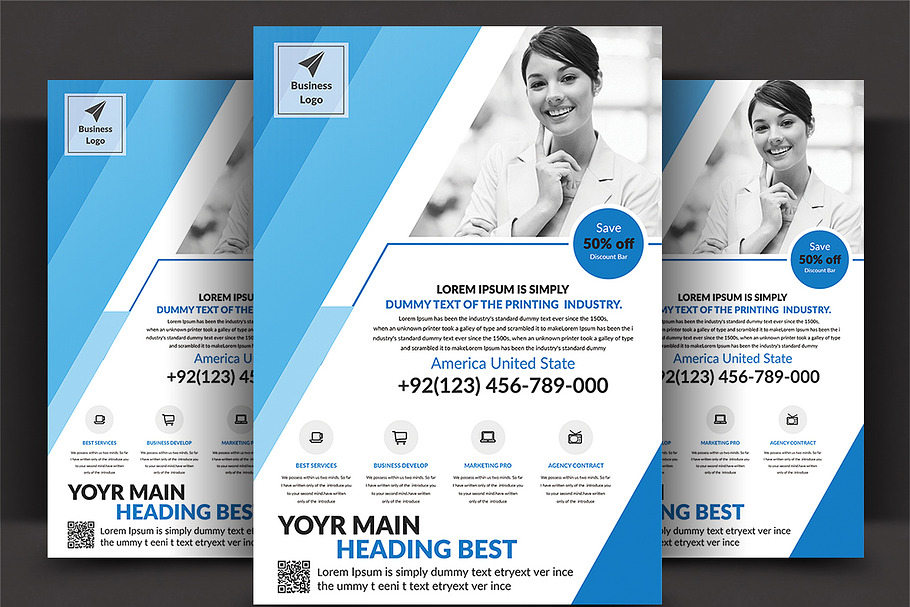 Corporate Business Flyer in Flyer Templates - product preview 8