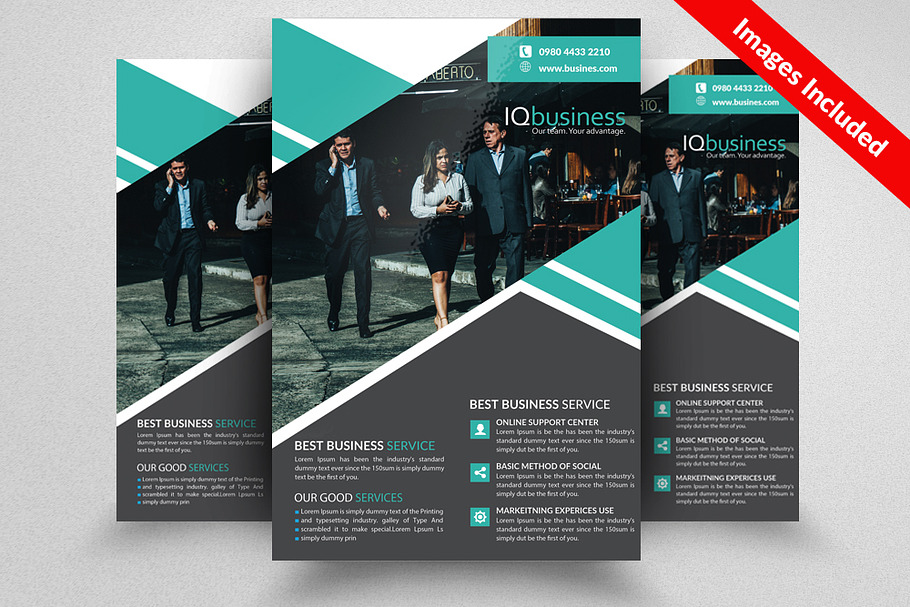 Business Flyer PSD Template in Flyer Templates - product preview 8