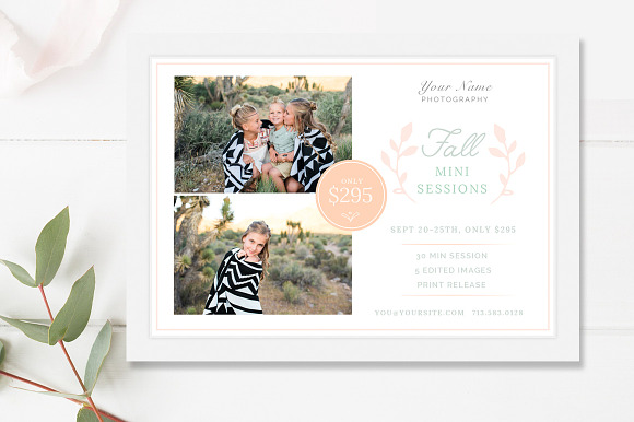 Fall Mini Session Bundle in Flyer Templates - product preview 2
