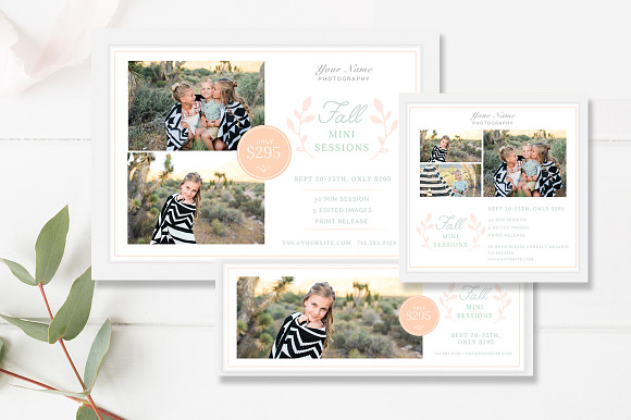Fall Mini Session Bundle in Flyer Templates - product preview 3