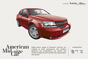 American Mid-size Car