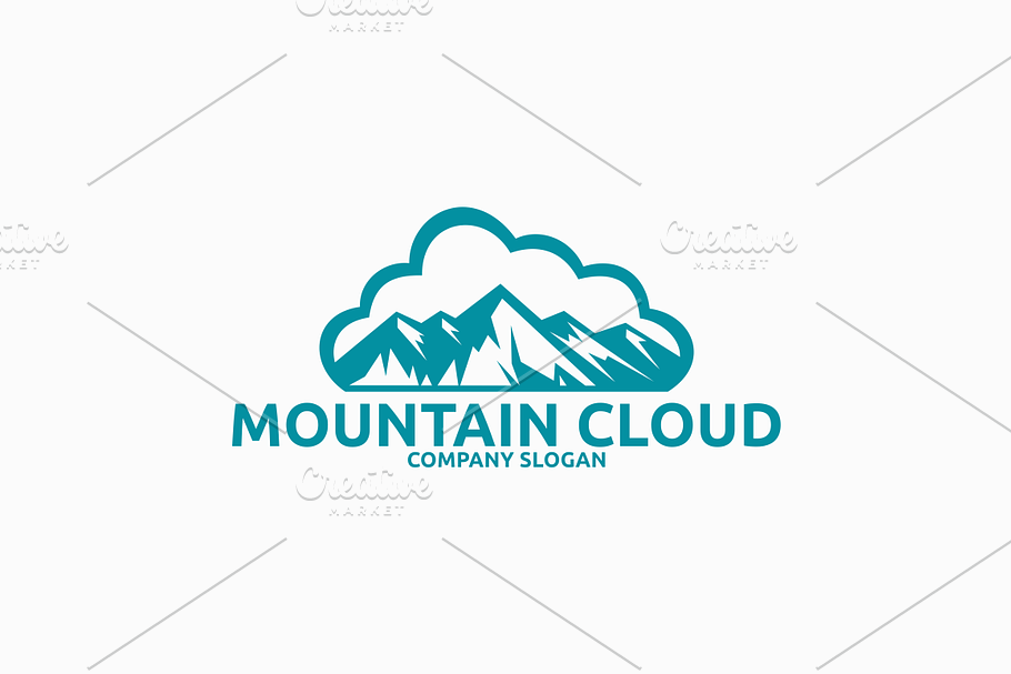 Mountain Cloud in Logo Templates - product preview 8