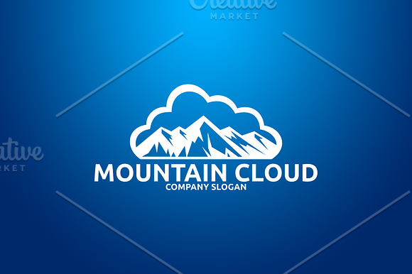 Mountain Cloud in Logo Templates - product preview 1