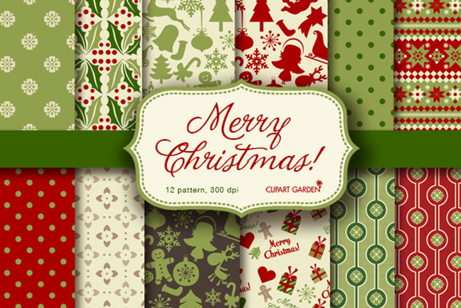 Christmas papers pack